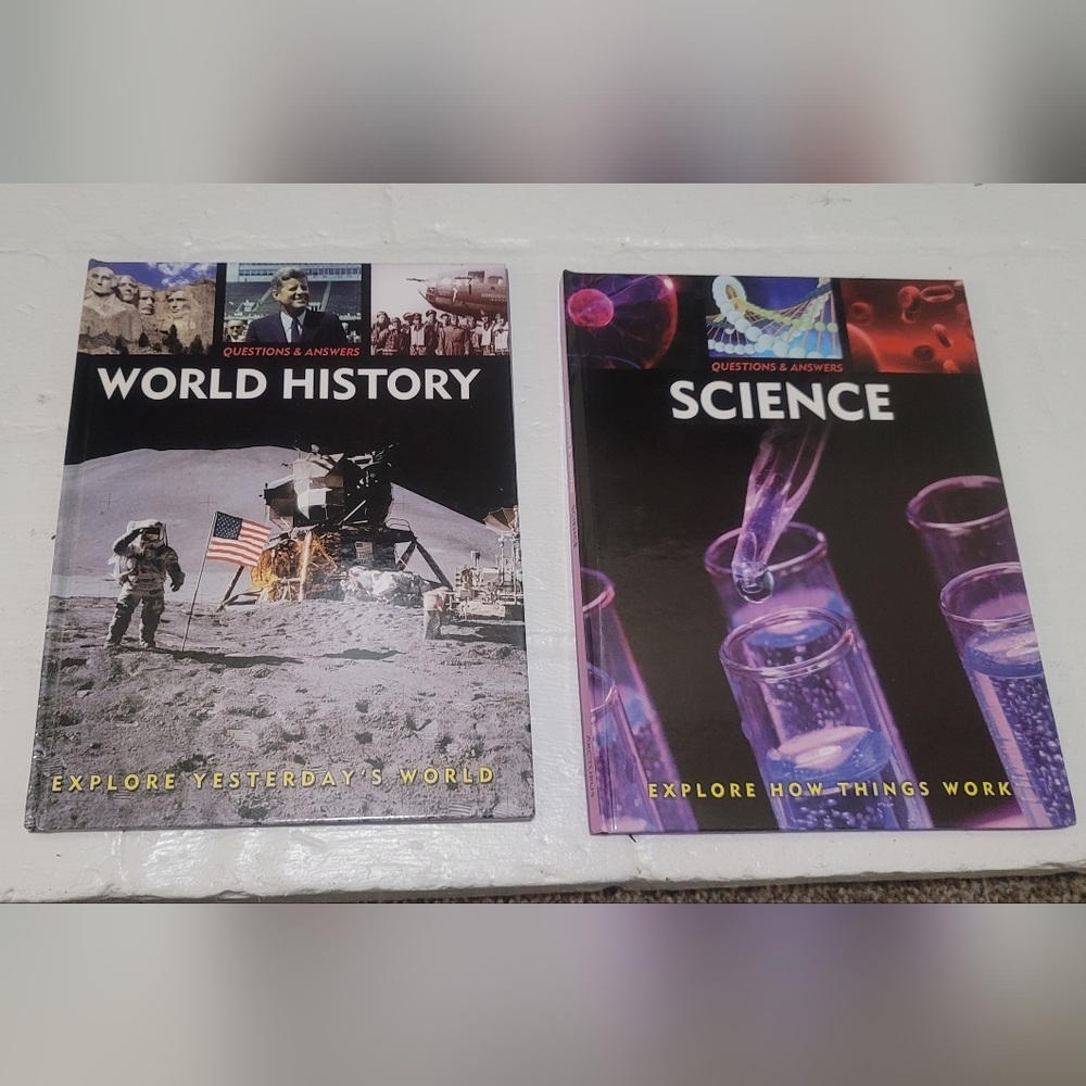 Teen's Science & History Books veriety bundle (5 books)